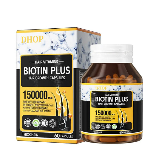 DHOP  Biotin mit Keratin-Kapseln Immun-Nahrungsergänzungsmittel Haarvitamine Haarwachstumskapseln OEM ODM